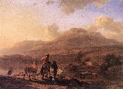 BERCHEM, Nicolaes Italian Landscape at Sunset USA oil painting reproduction